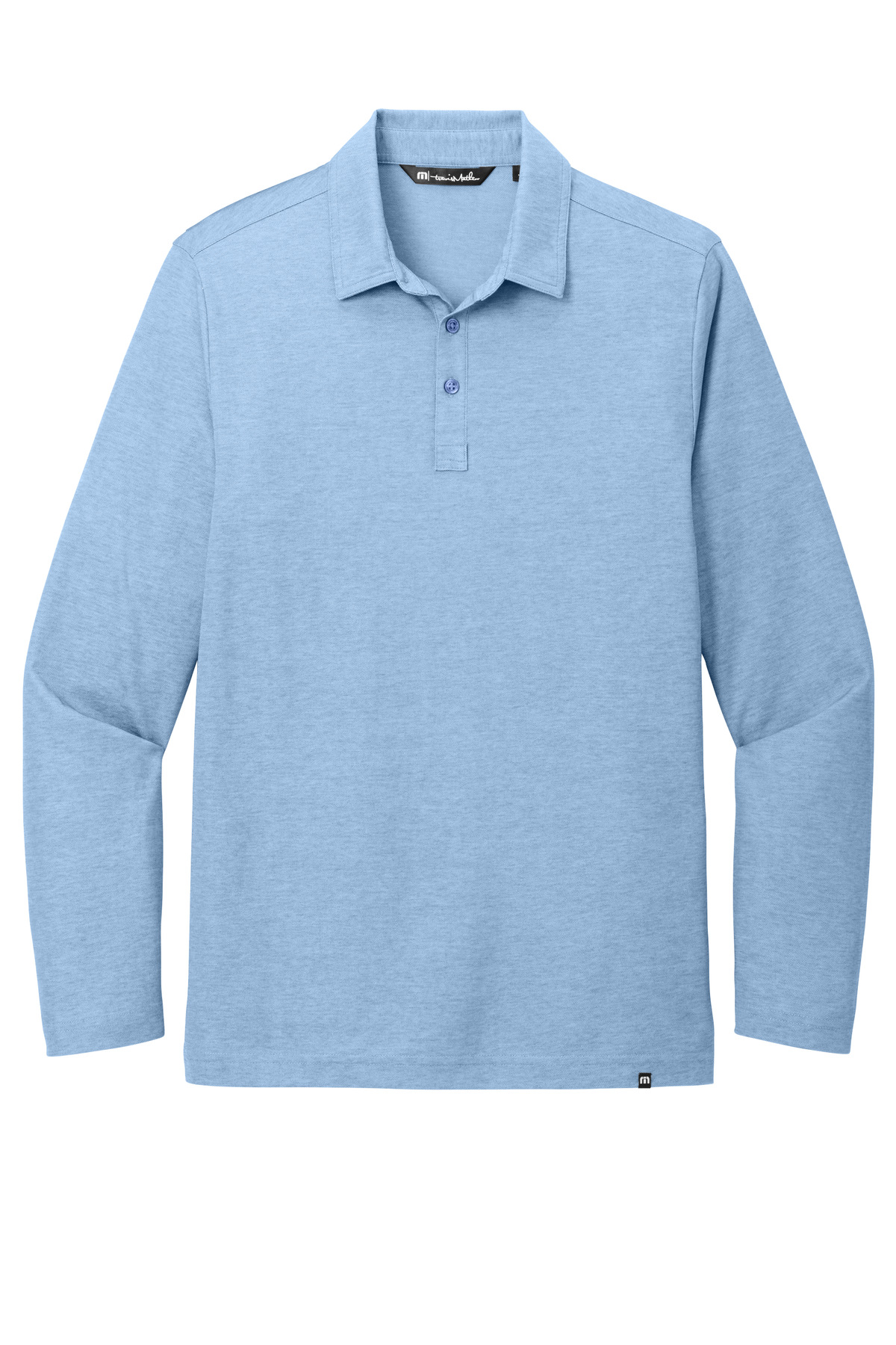 TravisMathew Oceanside Heather Long Sleeve Polo TM1MZ343 | Travel
