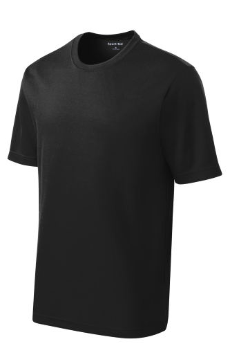 Sport-Tek Youth PosiCharge RacerMesh Tee in Black