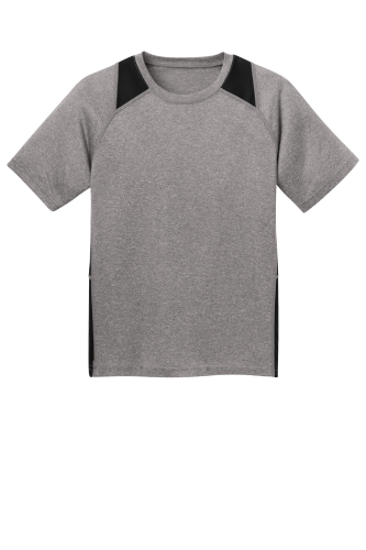 【ご予約品】 Sport-Tek Youth Sparkling | Tee Contender Colorblock Heather トップス