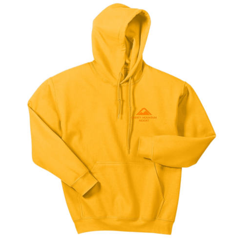 old gold gildan sweatshirt