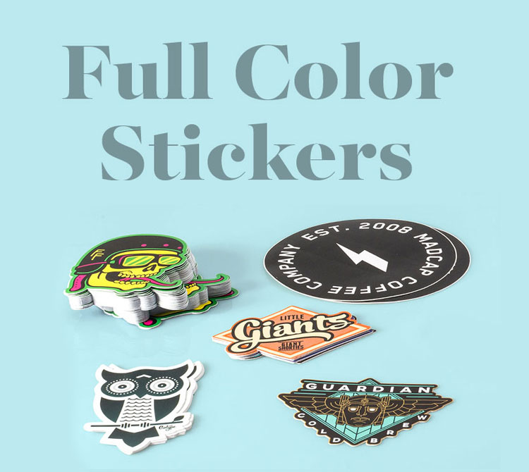 Order High-Quality Full-Color Stickers Without A Background!