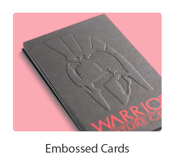 Embossed Business Cards
