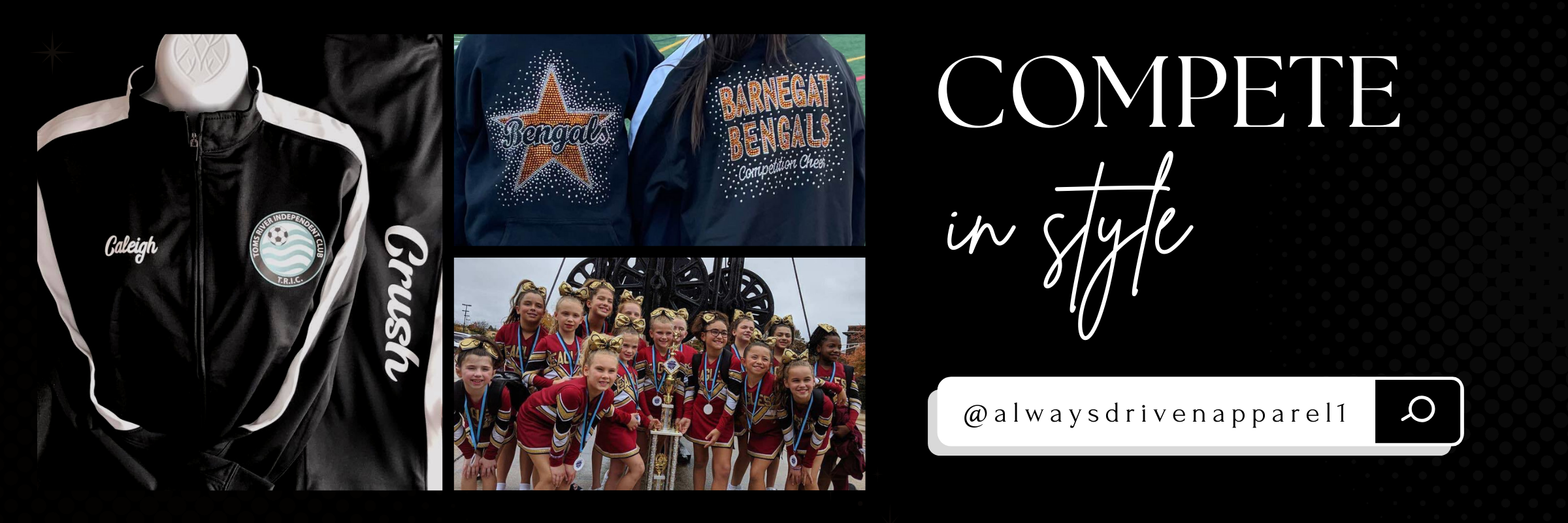 TOMS RIVER CHEER 1/4 ZIP JACKET
