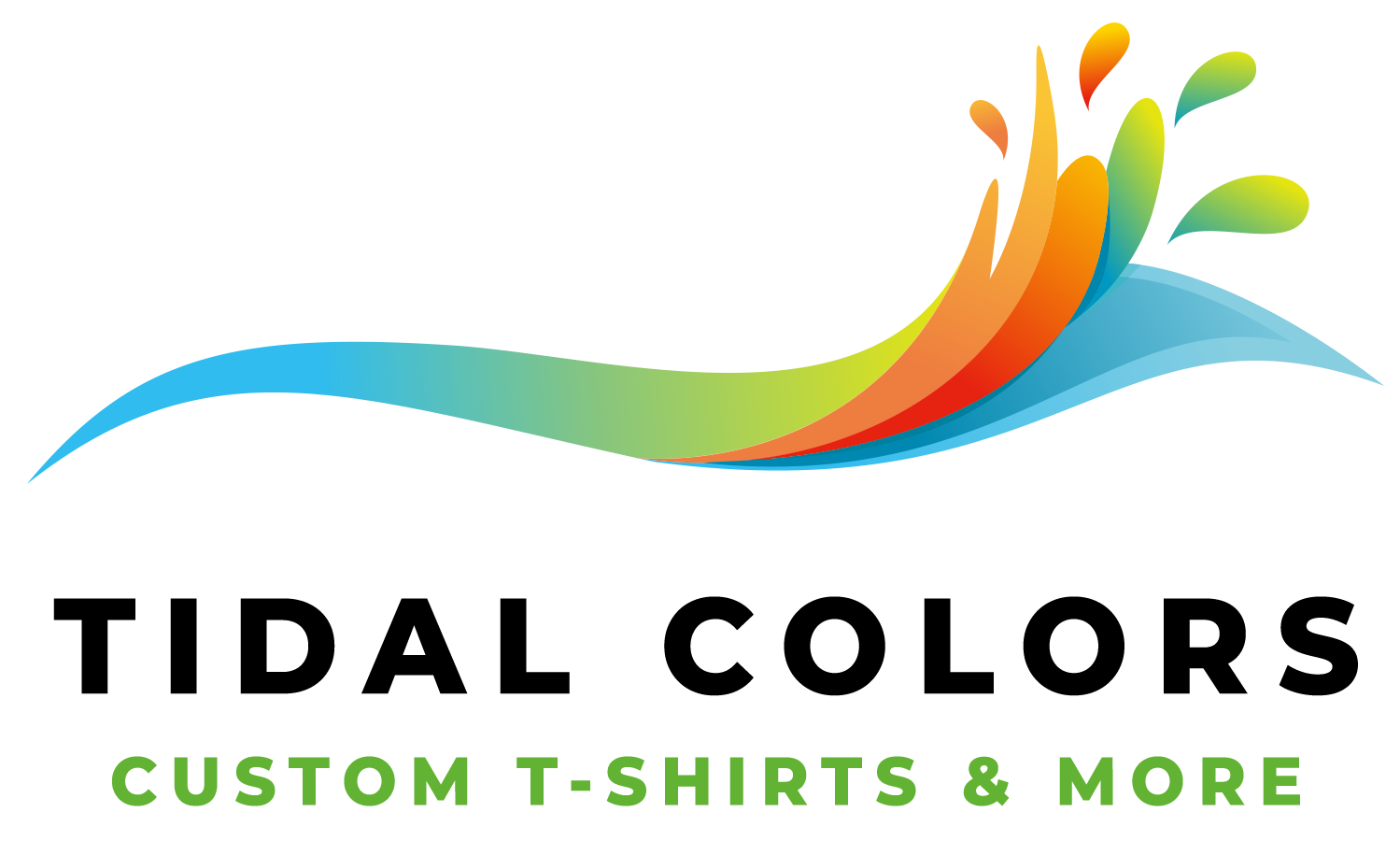 Tidal Colors TShirt Printing Atlanta