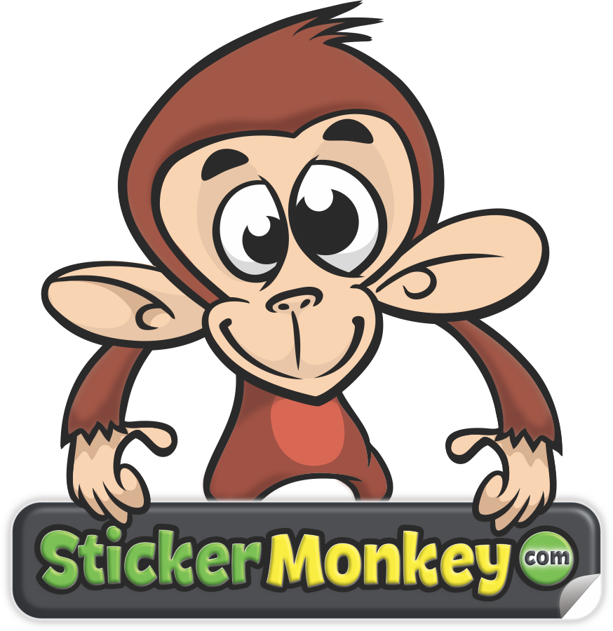 Holographic Stickers! Rock Monkey!! Original art! Laptop Stickers, Water  bottle stickers, etc.