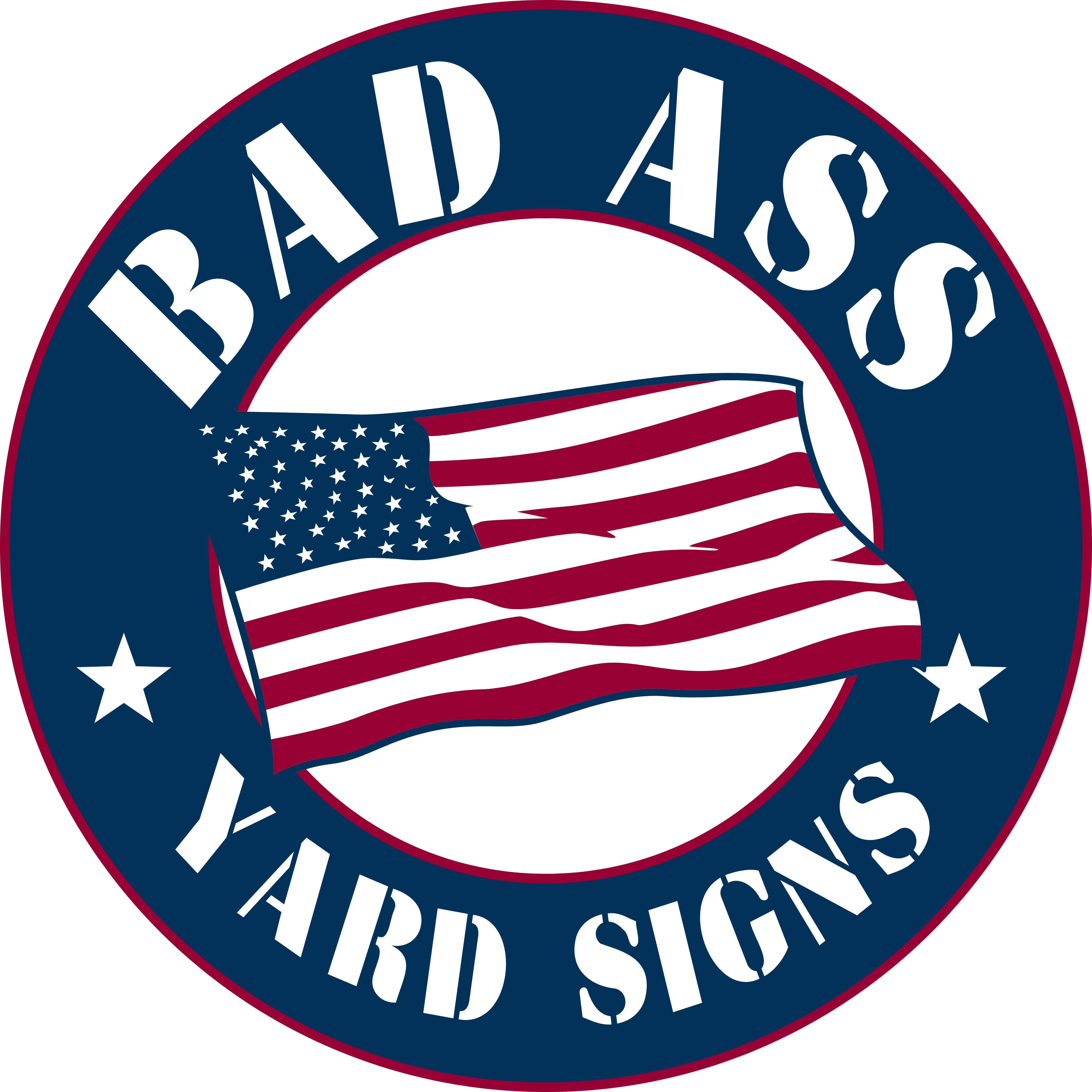 Bad Ass Yard Signs