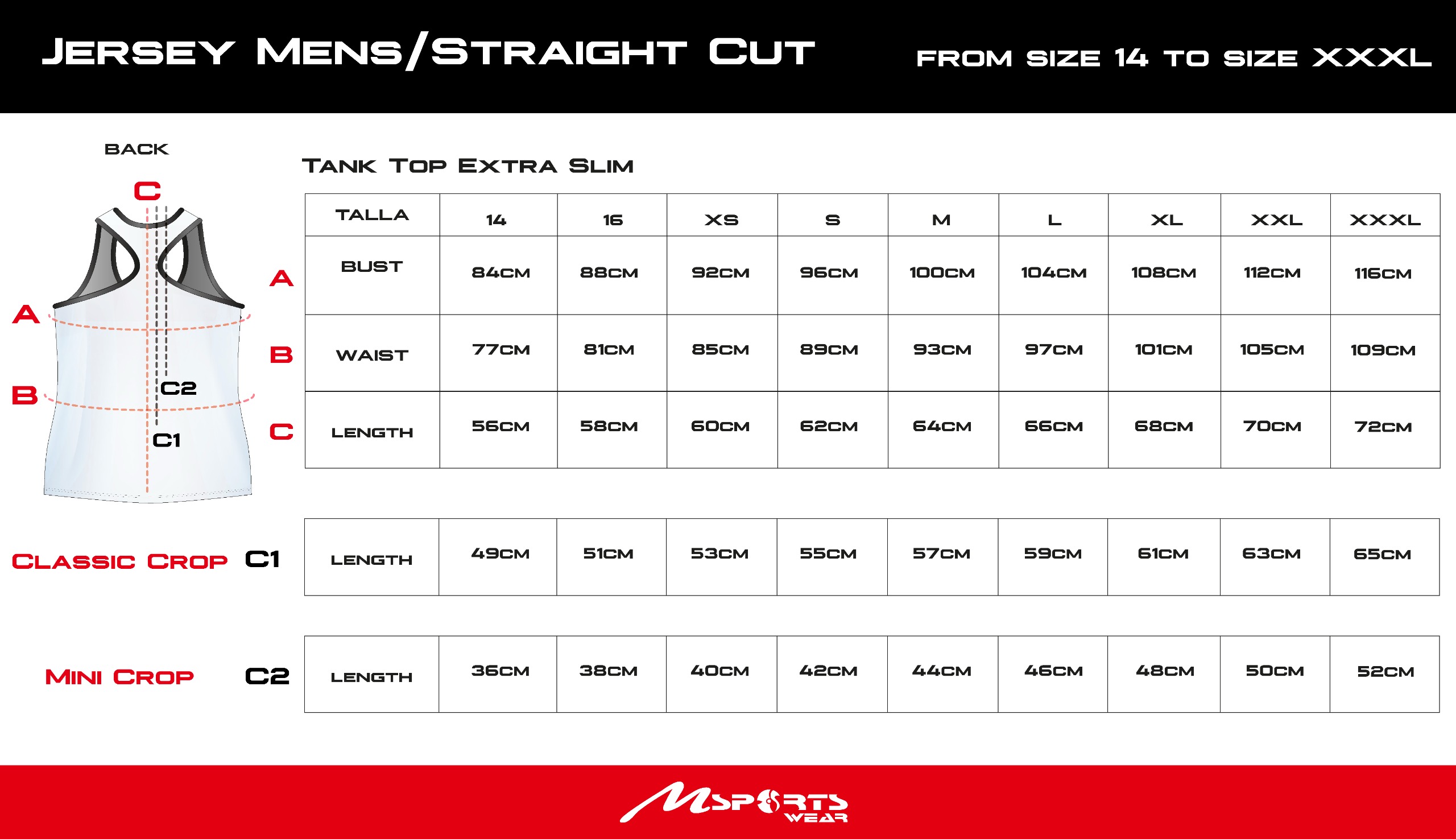 Sizing Guides Collectivum Sports