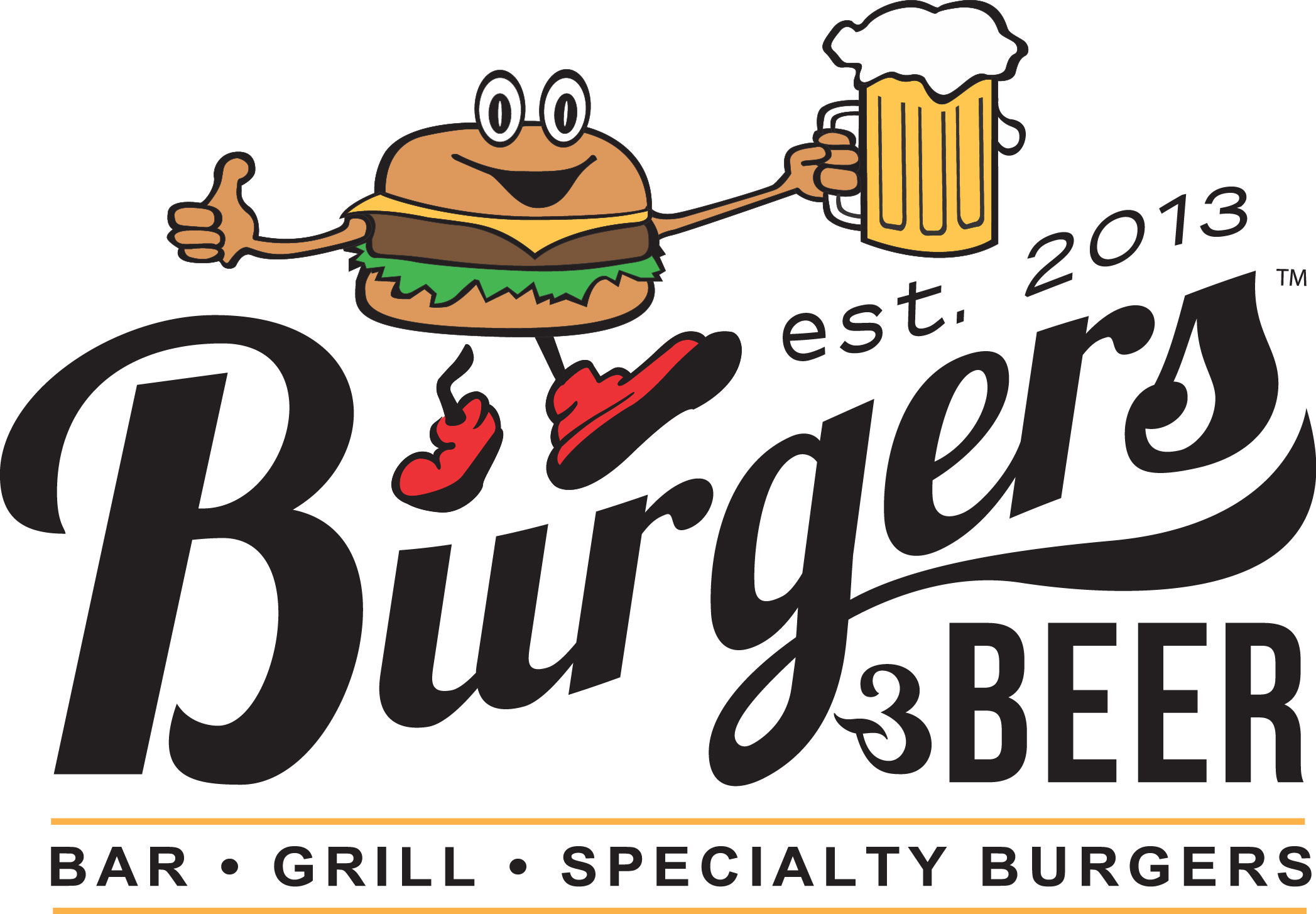 burger and beer clipart